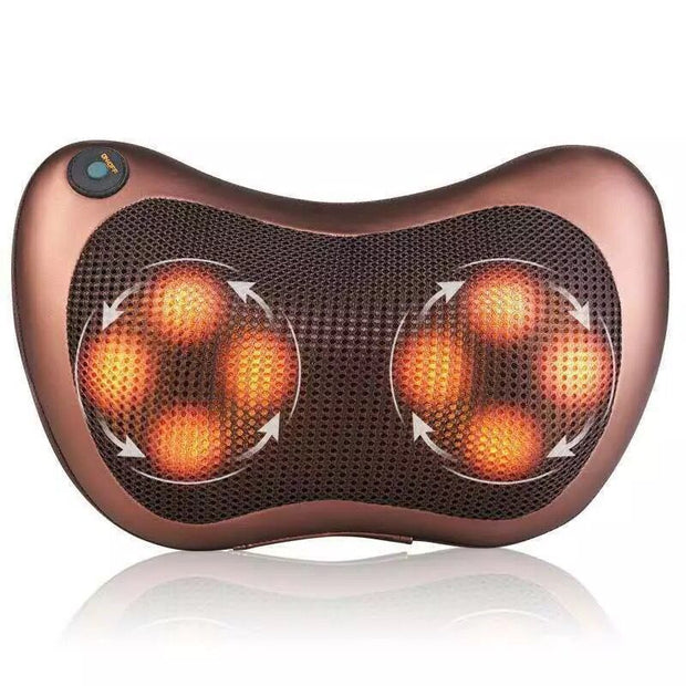 Neck Massager Home Car Neck Cervical Massage Electric Multifunctional Massage Pillow Waist Back Relaxation Device - Peakvitality Fitness