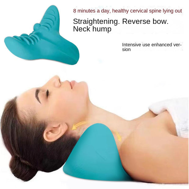 Cervical Spine Massage Pillow Gravity Acupressure Neck Massager Cervical Spine Pillow Neck Shoulder Massage Pillow Home Traction Corrector - Peakvitality Fitness